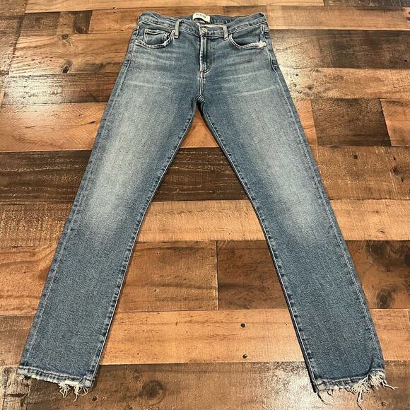 AGOLDE Toni Mid Rise Straight Leg Jean - Picture 5 of 12